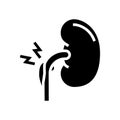 nephritic syndrome glyph icon vector illustration Royalty Free Stock Photo