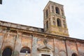 Nepi in Lazio, Italy. Cathedral of the Assunta, built in the 12th century over a pagan temple