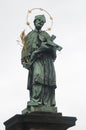Nepomuk statue at St. Charles Bridge