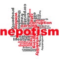 Nepotism word cloud