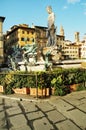 Neptun fountain in Florence, Italy Royalty Free Stock Photo