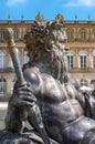 Neptun statue on Baroque fountain