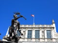 Neptune Fountain and Artus Court in Gdansk Poland Royalty Free Stock Photo