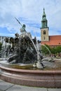 Fountain of Nepture - Berlin, Germany Royalty Free Stock Photo