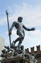 Neptune fountain, Bologna, Italy Royalty Free Stock Photo