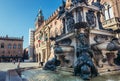 Neptune fountain in Bologna Royalty Free Stock Photo