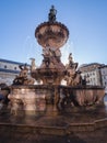 The Neptune fountain in Cathedral Square, Trento, Italy. Royalty Free Stock Photo