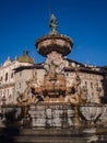 The Neptune fountain in Cathedral Square, Trento, Italy. Royalty Free Stock Photo