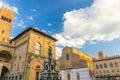 asilica di San Petronio church building on Piazza Maggiore square in old historical city center of Bologna, Emilia-Romagna, Italy Royalty Free Stock Photo