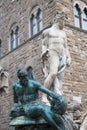 Neptune Fountain - Fontana di Nettuno by Ammannati (1565), Florence Royalty Free Stock Photo