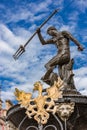 Neptune fountain in Gdansk, Danzig, Poland. Royalty Free Stock Photo