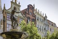 Neptune fountain in Gdansk, Danzig, Poland. Royalty Free Stock Photo