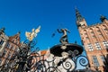 Neptune Fountain, Gdansk, Poland Royalty Free Stock Photo