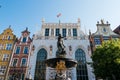 Neptune Fountain, Gdansk, Poland Royalty Free Stock Photo