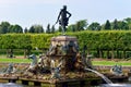The Neptune Fountain in lower garden in Peterhof,