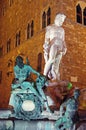 Neptune Fountain at Night Royalty Free Stock Photo