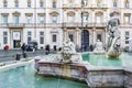 Neptune Fountain, Piazza Navona, Rome, Italy Royalty Free Stock Photo