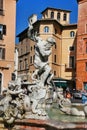 Neptune Fountain, Piazza Navova, Rome, Italy Royalty Free Stock Photo