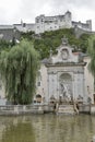 Neptune Fountain in Salzburg, Austria Royalty Free Stock Photo