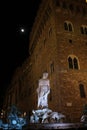 Neptune fountain in Signoria square in Florence Royalty Free Stock Photo