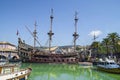 The Neptune Galleon in Genoa , Italy Royalty Free Stock Photo