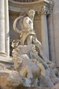 Neptune, main statue of Trevi Fountain in Rome, by Nicola Salvi architect