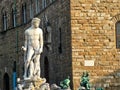 Neptune in Piazza della Signoria in Florence Royalty Free Stock Photo