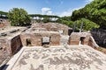 Neptune Roman empire thermal bath - frigidarium and landscape
