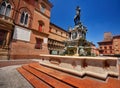 Neptune's Fountain, Bologna Royalty Free Stock Photo