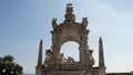 Neptune sculpture and arch