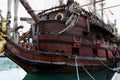 Replica Spanish Galleon Neptune, Porto Antico, Genoa, Italy. Royalty Free Stock Photo