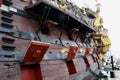 Replica Spanish Galleon Neptune, Porto Antico, Genoa, Italy. Royalty Free Stock Photo