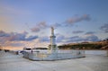 Neptune statue in havana bay entrance Royalty Free Stock Photo