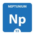 Neptunium Chemical 93 element of periodic table. Molecule And Communication Background. Neptunium Chemical Np, laboratory and
