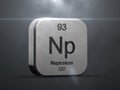 Neptunium element from the periodic table