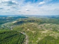 Nera Gorges National Park traditional old village of Sasca Monta Royalty Free Stock Photo