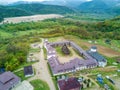 Nera Monastery near Nera Gorges, Romania Royalty Free Stock Photo