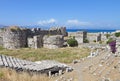 Nerantzia castle at Kos island, Greece Royalty Free Stock Photo