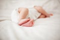 Nerborn baby's feet Royalty Free Stock Photo