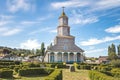 Nercon Church - Castro, Chiloe Island, Chile Royalty Free Stock Photo