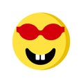 Nerd icon isolated on white background