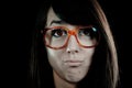 Nerdy - geek face Royalty Free Stock Photo