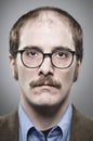 Nerdy Professor Portrait Royalty Free Stock Photo