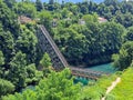 Neretva fallen bridge, WWII, Jablanica, Bosnia