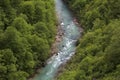 The Neretva River in a canyon Royalty Free Stock Photo