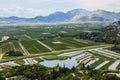 Neretva river delta in Croatia Royalty Free Stock Photo