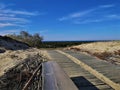 Neringa landscapes in Lithuania in summer