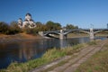 Neris river in Vilnius Royalty Free Stock Photo