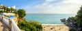 Nerja beach. Malaga province, Costa del Sol, Andalusia, Spain Royalty Free Stock Photo