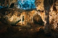 Nerja, Malaga Province, Andalusia, Spain. Cuevas De Nerja - Famous Caves. Different Rock Formations, Stalactites And Royalty Free Stock Photo